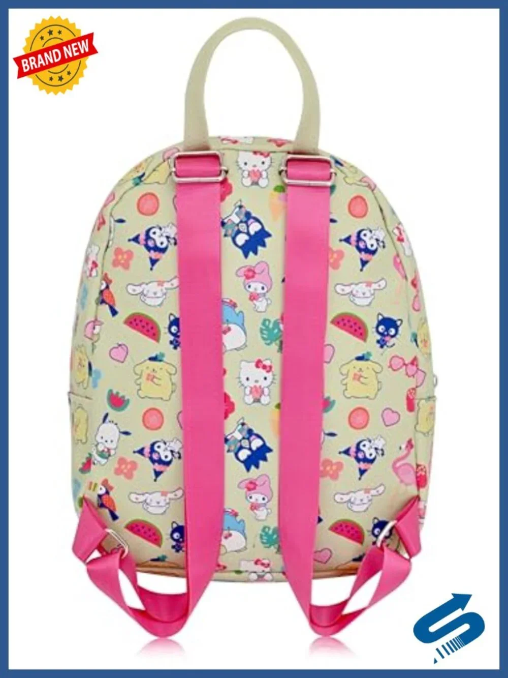 PU Leather Backpack Purse Mini Daypack with Adjustable Straps